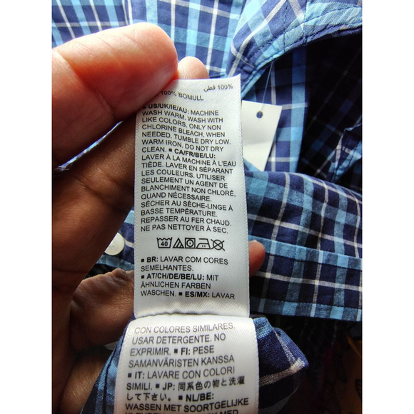 Amazon Essentials Men’s Plaid Button Down Shirt – XL – NWT - Picture 9 of 12